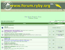 Tablet Screenshot of forum.ryby.org